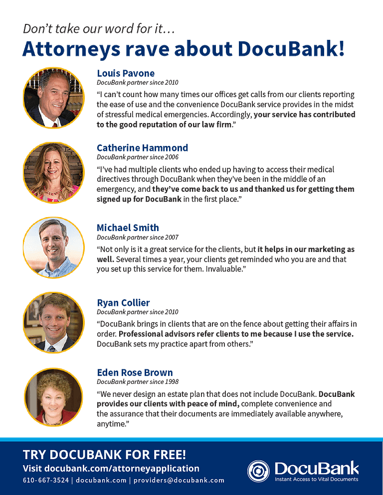 DocuBank Testimonials